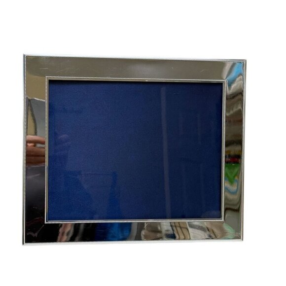 Martha Stewart Photo Frame Polished Silvertone for 8x10 Wedding Luxury Decor - Picture 4 of 8